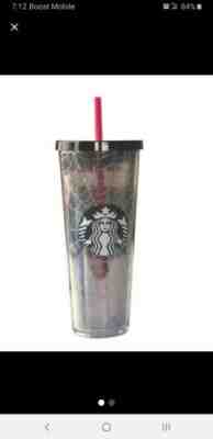 Starbucks Halloween 2019 Limited Edition 24 Oz Venti Tumbler Glitter Spiderweb - Sold on eBay Nov, 6th 2019 for $24.50