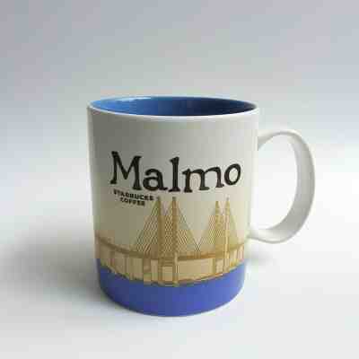 Original Starbucks City Mug 16 oz Global icon city MALMO Sweden, Series 2016 - Sold on eBay Nov, 6th 2019 for $21.00