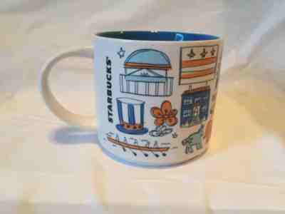 Starbucks Washington DC Been There Series 14 Oz Collectable Mug Blue White - Sold on eBay Nov, 6th 2019 for $25.00