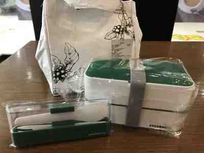 New Starbucks's Environment friendly Lunch Box 2018 1.2L Polypropylene Set  - Sold on eBay Nov, 5th 2019 for $60.31