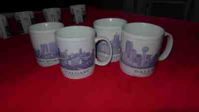 Starbucks Architecture Series Mug Lot Calgary, Dallas, Ft Worth, Indianapolis - Sold on eBay Nov, 5th 2019 for $28.00