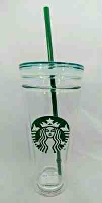 Starbucks Venti Clear Glass Double Wall Cold Cup Tumbler 20 oz Brand New, Rare - Sold on eBay Nov, 5th 2019 for $55.00
