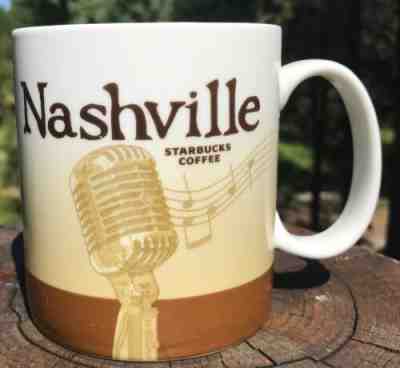 Starbucks Nashville Tennessee 4" Ceramic Coffee Mug 2009 Collector Series 16 oz. - Sold on eBay Nov, 5th 2019 for $26.99