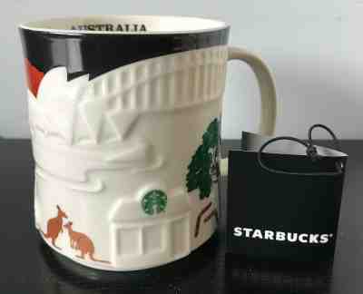 AUSTRALIA STARBUCKS Relief Series 16 oz. Ceramic Mug, US Seller, Discontinued - Sold on eBay Nov, 5th 2019 for $53.99
