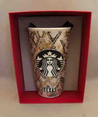 Starbucks Texas Ceramic Tumbler Travel Cup 12 Oz 2015. NWT! - Sold on eBay Nov, 4th 2019 for $35.00