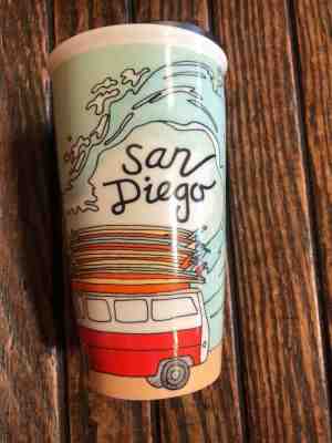 New with tag Starbucks San Diego Ceramic Tumbler 12oz Surfboards Wave Rare! - Sold on eBay Nov, 4th 2019 for $38.00
