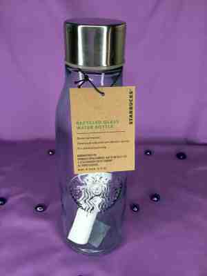 NEW Starbucks Recycled Glass 20 oz Water Bottle - Made In Spain - NO RESERVE!! - Sold on eBay Nov, 3rd 2019 for $15.50