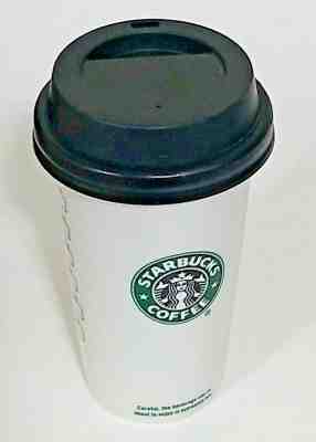Starbucks 2009 12oz Coffee Mug Cup White Ceramic Travel Tall Tumbler Locking Lid - Sold on eBay Nov, 3rd 2019 for $19.99