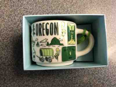 Starbucks Oregon Been There Series 2oz Mug Ornament Across The Globe - Sold on eBay Nov, 3rd 2019 for $21.49