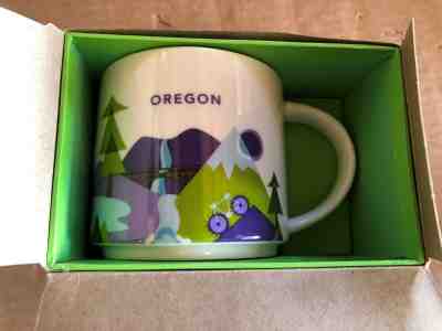 NEW STARBUCKS OREGON  YOU ARE HERE COLLECTION COFFEE MUG CUP - Sold on eBay Nov, 3rd 2019 for $29.99