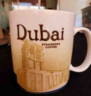 Starbucks Coffee Co. Global Icon City Collectors Mug 16 fl oz Dubai - Sold on eBay Nov, 3rd 2019 for $23.50