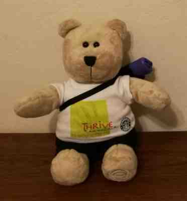 Starbucks Bearista Bear Thrive Yoga Plush Toy Stuffed Animal 10" RARE - Sold on eBay Nov, 3rd 2019 for $17.95