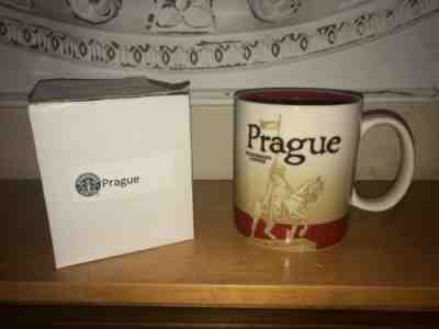 PRAGUE Vintage Starbucks Mug! 16 oz - City Collector's Series 2010 - FREESHIP - Sold on eBay Nov, 3rd 2019 for $39.00