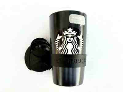 Starbucks Create Your Own Writable Black Double Wall Tumbler/Lid 12oz *READ* - Sold on eBay Nov, 3rd 2019 for $16.00