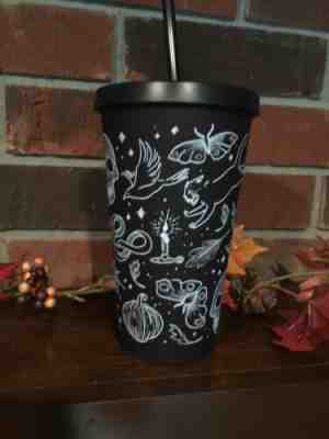 Starbucks Halloween 2019 16 Oz Tumbler Cup Purple/Black - Sold on eBay Nov, 2nd 2019 for $33.00