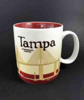 STARBUCKS TAMPA Mug 2009 City Collector Series Bridge Skyline Coffee Cup Florida - Sold on eBay Oct, 30th 2019 for $32.00