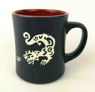 Starbucks Komodo Dragon 2011 Bone China Coffee Mug Cup FROM CANADA 16 Oz RED 