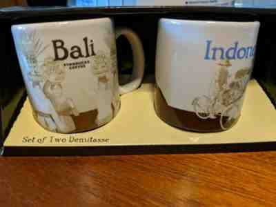 STARBUCKS Global Icon City Mugs Demitasse 3 OZ Bali and Indonesia. NEW - Sold on eBay Nov, 15th 2019 for $17.99