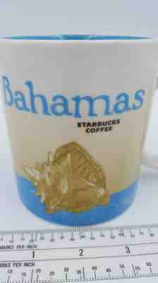 Starbucks Global Icon BAHAMAS coffee tea mug cup ceramic shell tropical ocean - Sold on eBay Nov, 15th 2019 for $24.95
