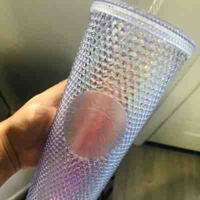 Starbucks Iridescent Tumbler Rainbow Unicorn Holographic Cold Cup Holiday 24oz - Sold on eBay Nov, 15th 2019 for $85.00