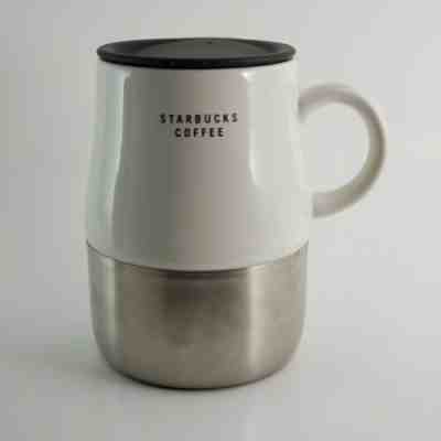 Starbucks 14oz 05 Urban Desk Series Travel Mug Ceramic Stainless Steel Thermo - Sold on eBay Nov, 15th 2019 for $18.95