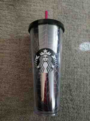 STARBUCKS Fall 2019 - "Spiderweb Halloween 24oz Tumbler" - NEW! - Sold on eBay Nov, 15th 2019 for $29.99