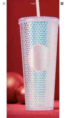  NEW STARBUCKS 2019 FALL PLATINUM IRIDESCENT STUDDED Cold Cup Tumbler  IN HAND - Sold on eBay Nov, 15th 2019 for $35.50