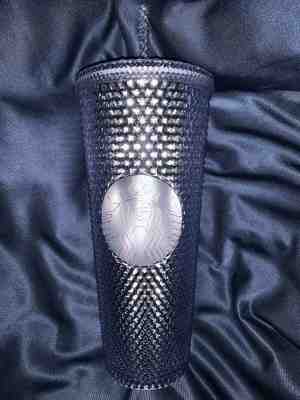 NEW Winter Holiday Starbucks 2019 Venti *BLING PLATINUM Studded Cold Cup Tumbler - Sold on eBay Nov, 15th 2019 for $24.99
