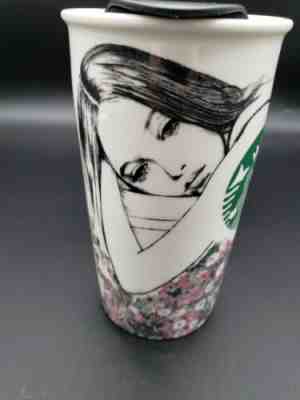 Starbucks 2013 Charlotte Ronson Travel Tumbler Mug Double Insulated Retired - Sold on eBay Nov, 15th 2019 for $27.00
