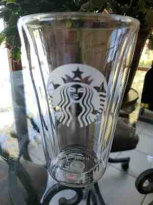 TAG Hand Blown 2011 Starbucks Double Wall Glass Tumbler by Bodum  5.5" 16 oz  - Sold on eBay Nov, 15th 2019 for $19.95