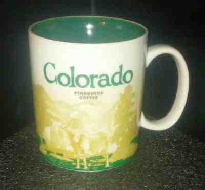 Starbucks Coffee Collectors Series 2011 Colorado 16 oz Ceramic Coffee Cup Mug - Sold on eBay Nov, 15th 2019 for $22.49