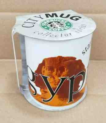 Starbucks City Mug EGYPT 16oz Ceramic Mug Collector Series Africa NEW - RARE - Sold on eBay Nov, 15th 2019 for $74.99