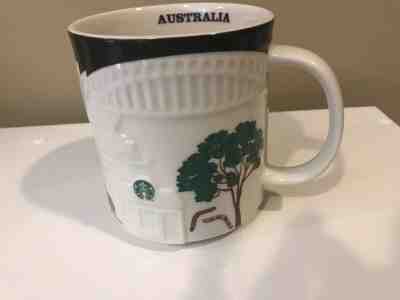 STARBUCKS RELIEF Sydney MUG  Harbor Bridge Black Australia Ferry NWT - Sold on eBay Nov, 15th 2019 for $59.99