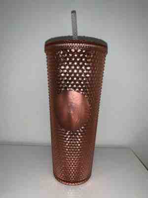 NEW Starbucks Venti Tumbler Summer 2019 IRIDESCENT JEWELED 24oz Rose Gold Pink - Sold on eBay Nov, 15th 2019 for $55.00