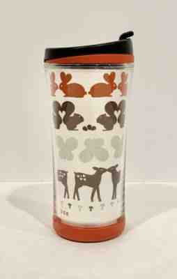 Starbucks Valentine Travel Tumbler Rabbits Squirrels Butterflies Deer 8oz 2009 - Sold on eBay Nov, 15th 2019 for $20.00