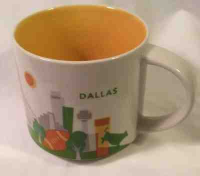Starbucks 2015 You Are Here Collection Dallas Texas Coffee Cup Mug 14 oz - Sold on eBay Nov, 15th 2019 for $16.99