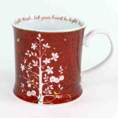 Starbucks Mug Rosanna 2009 Red Tree Coffee Tea Cup Birds Tree Collectible Wish - Sold on eBay Nov, 15th 2019 for $17.95