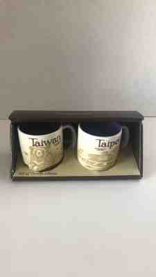 STARBUCKS Global Icon Series (Taiwan/Taipei) 3 oz Coffee Cup Set - Sold on eBay Nov, 15th 2019 for $30.00