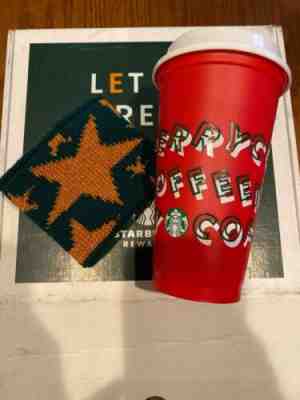 Starbucks Holiday Red Cup 2019 W/ Rewards Member Exclusive Sleeve NEW! - Sold on eBay Nov, 15th 2019 for $18.00