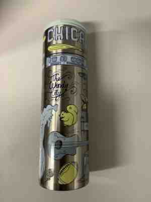 Brand NWT Starbucks  Been There Series Chicago Stainless Steel 16oz Slim Tumbler - Sold on eBay Nov, 15th 2019 for $40.00