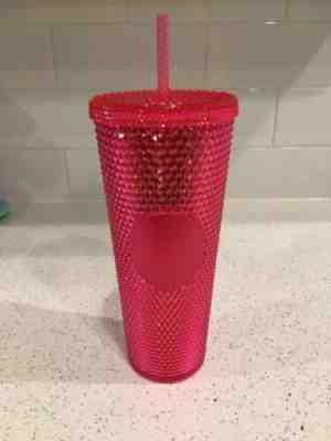 Brand New 2019 Starbucks 24 oz. Studded Pink Tumbler Cold Cup  - Sold on eBay Nov, 15th 2019 for $15.00