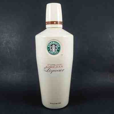 Starbucks Cream Liqueur Bottle Empty Glass Rare Creme White 750mL - Sold on eBay Nov, 15th 2019 for $24.99