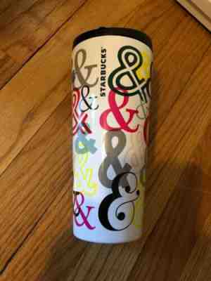 Starbucks 2017 Ampersand AND & Holiday Travel Mug Cup Tumbler Stainless Steel - Sold on eBay Nov, 14th 2019 for $22.99
