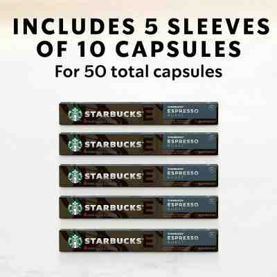 Starbucks by Nespresso Espresso Dark Roast 50-count single serve capsules - Sold on eBay Nov, 14th 2019 for $34.99