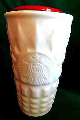 Starbucks White Double Wall Ceramic Traveler, 10 fl oz - Sold on eBay Nov, 14th 2019 for $22.95
