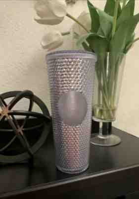Starbucks Studded Tumbler Iridescent Silver 2019 Christmas - Sold on eBay Nov, 14th 2019 for $21.05