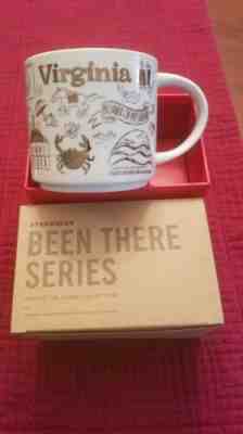 STARBUCKS ~ Virginia ~ "Xmas Been There"  Mug (NEW) ~14 Oz USA NWT Silver - Sold on eBay Nov, 14th 2019 for $17.99