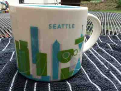 Starbucks Seattle WA City Cup Mug "You Are Here" YAH Collection 14 Oz 2013 - Sold on eBay Nov, 14th 2019 for $23.95