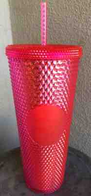 L@@K ~ NEW ~ STARBUCKS ~ PINK STUDDED TUMBLER ~ 2019 HOLIDAY ~ 24 OZ ~ COLD CUP - Sold on eBay Nov, 14th 2019 for $32.00