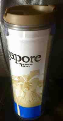 2004 STARBUCKS PLASTIC SINGAPORE TRAVELERS 12 oz Coffee TUMBLER with Lid  - Sold on eBay Nov, 14th 2019 for $15.00